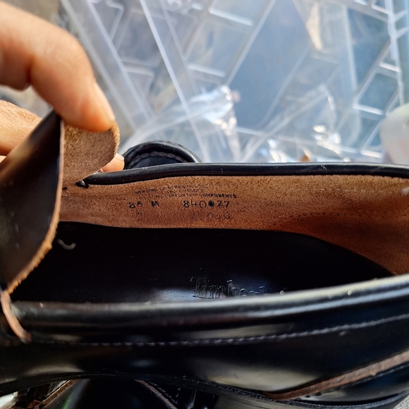 Timberland Black Genuine Leather Penny Loafers Mens 8.5 - Picture 2 of 15